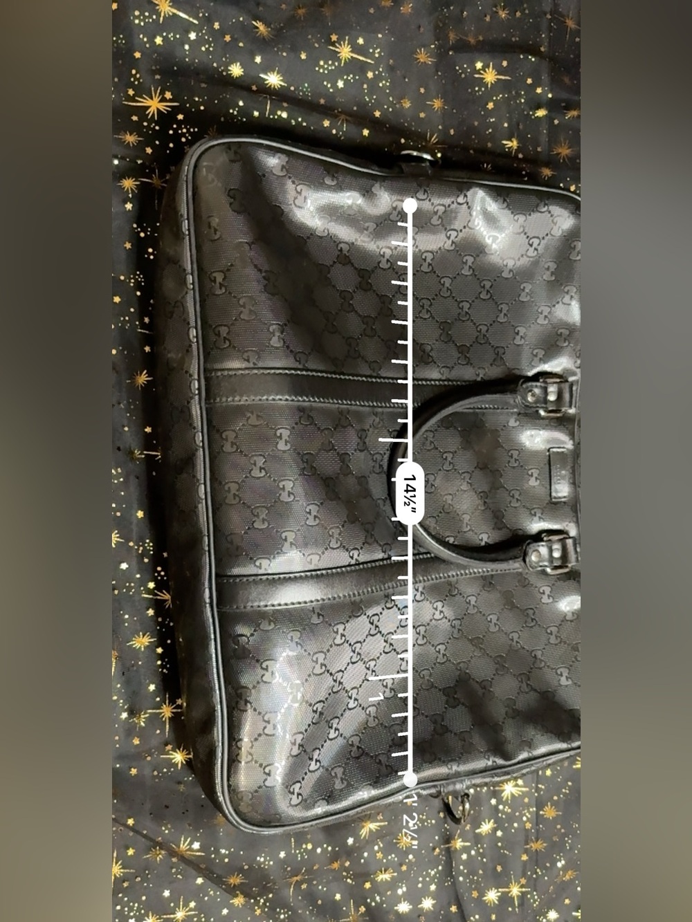 Gucci Black GG Briefcase - Picture 9 of 10